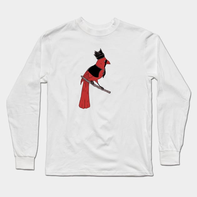 Literally Cardinal Copia Long Sleeve T-Shirt by TaliDe